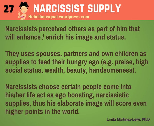 Psychology # 27 : Narcissist Supply