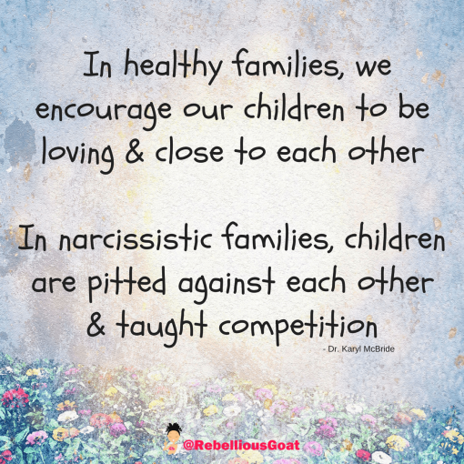 Narcissistic vs. Healthy families